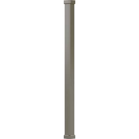 Ekena Millwork 6" x 8' Endura-Aluminum Craftsman Style Column, Square Shaft (Load-Bearing 20,000 lbs) Non-Tapered EA0608ENPSGCRCR